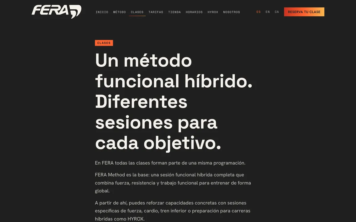 Classes — Desktop