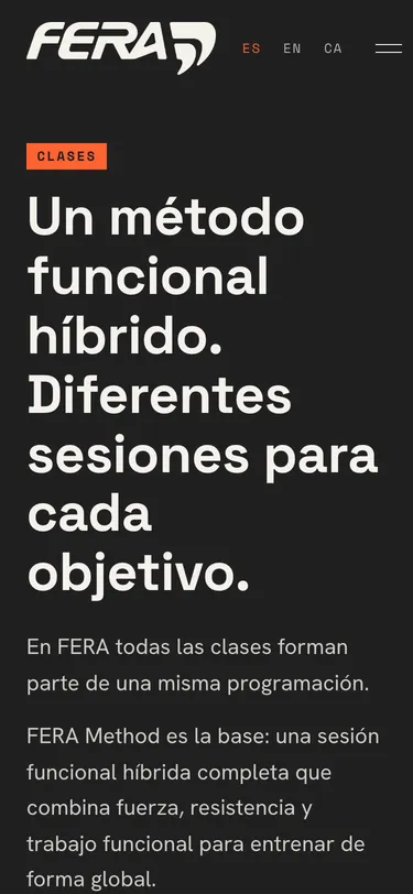 Classes — Mobile