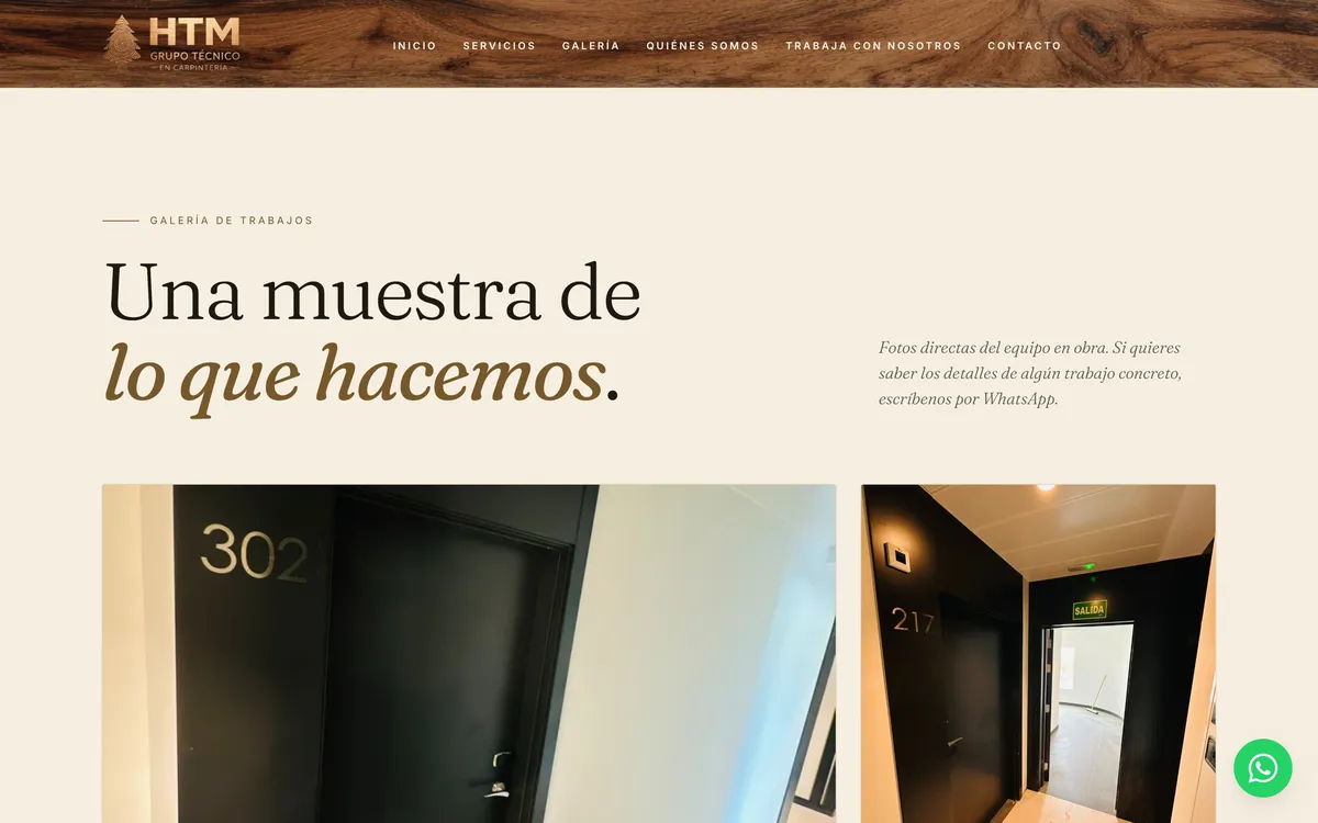 Project gallery — Desktop