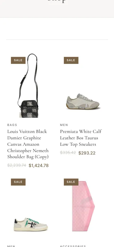 Catalogue — Mobile