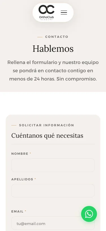 Contact — Mobile