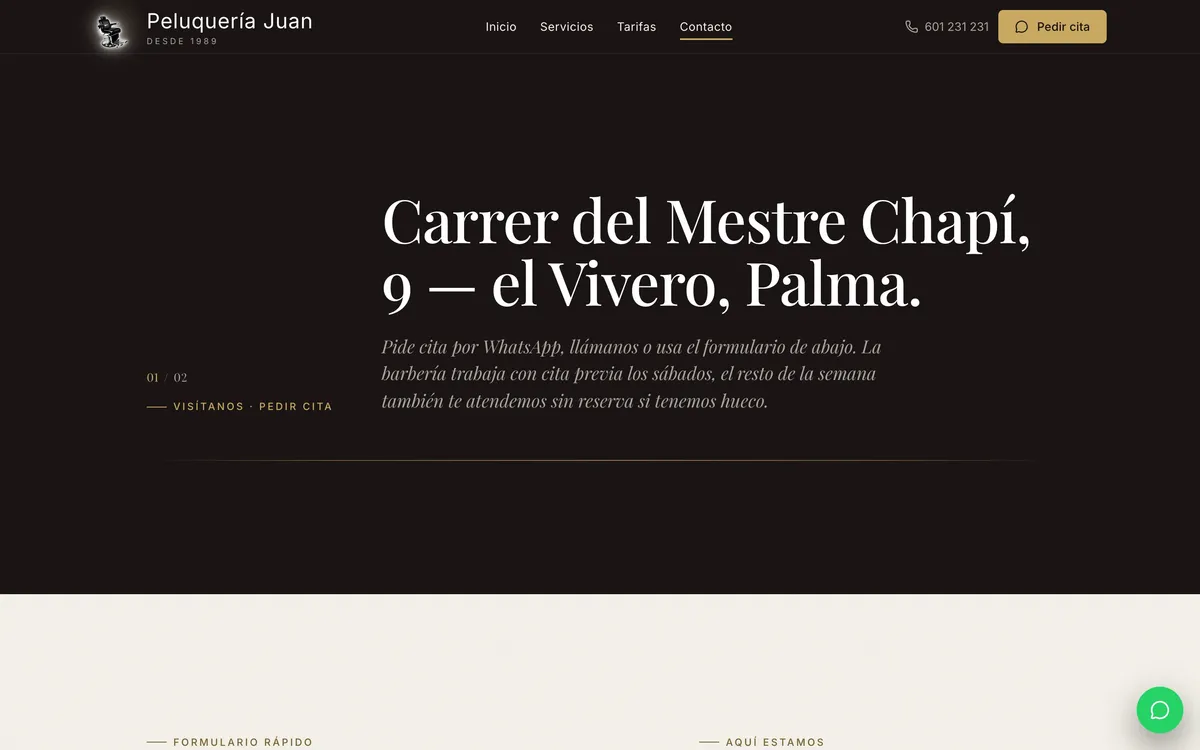 Contacto — Escritorio