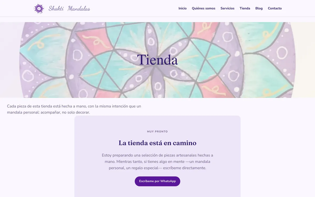 Tienda — Escritorio