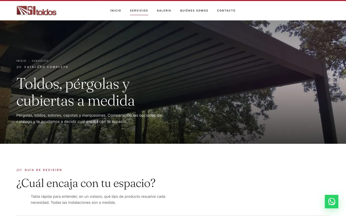 Servicios — Escritorio