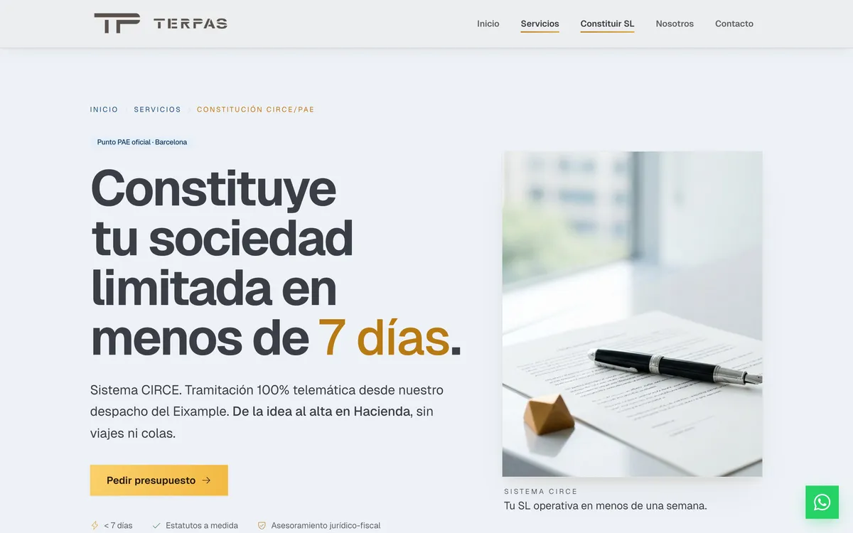 Constitución exprés — Escritorio