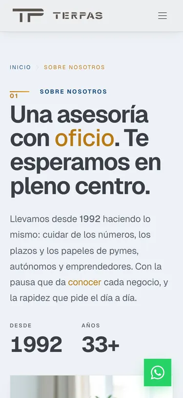 Sobre nosotros — Móvil