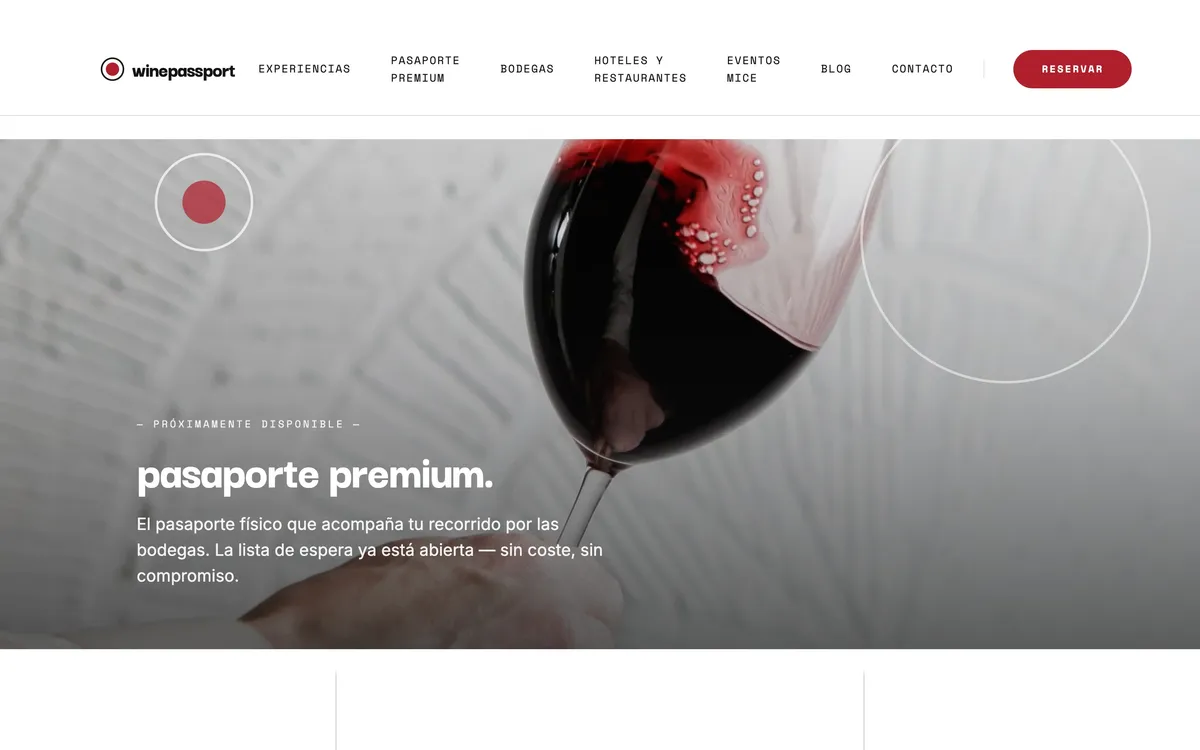 Premium passport — Desktop