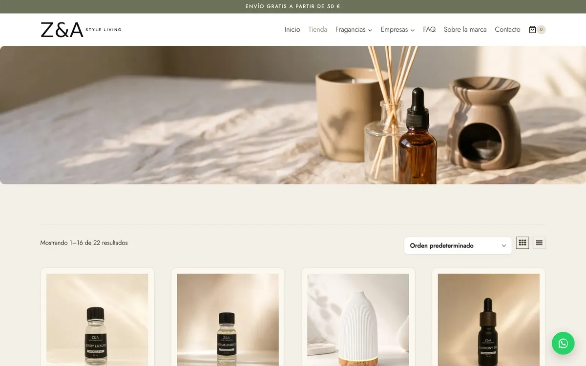 Shop — Desktop